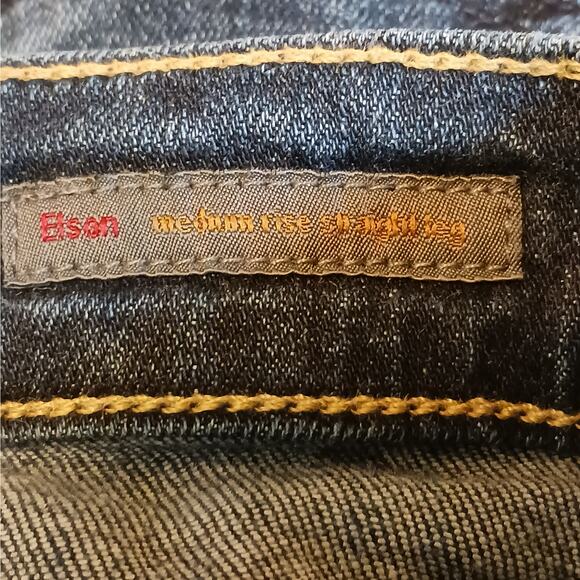 Citizens Of Humanity Elson Medium Rise Dark Wash Jeans Sz 27 - Picture 10 of 11